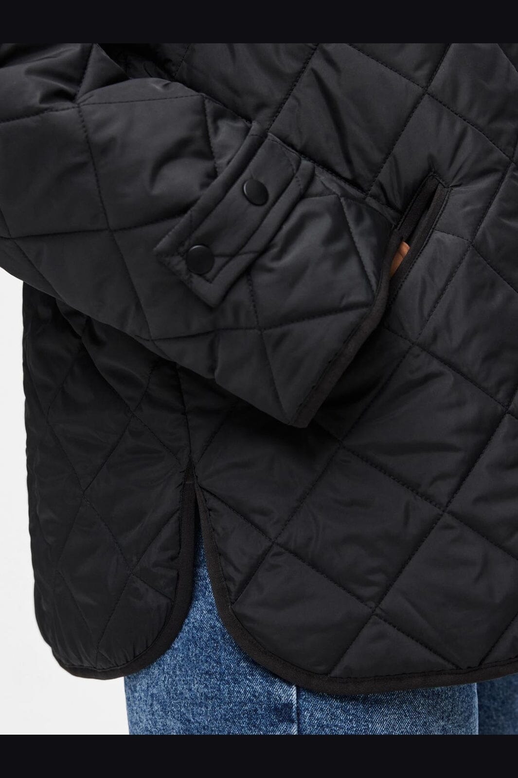 Pieces - Pcemily Short Quilted Jacket - 4807779 Black