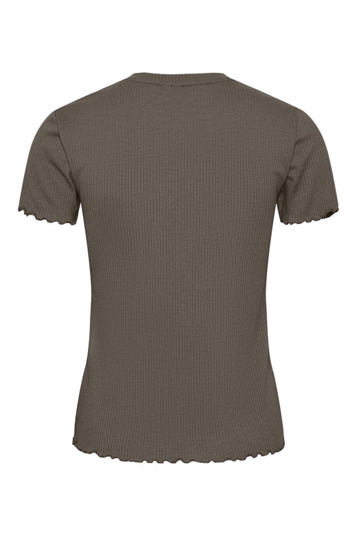 Pieces - Pcnicca Ss O-Neck Top - 4622456 Morel