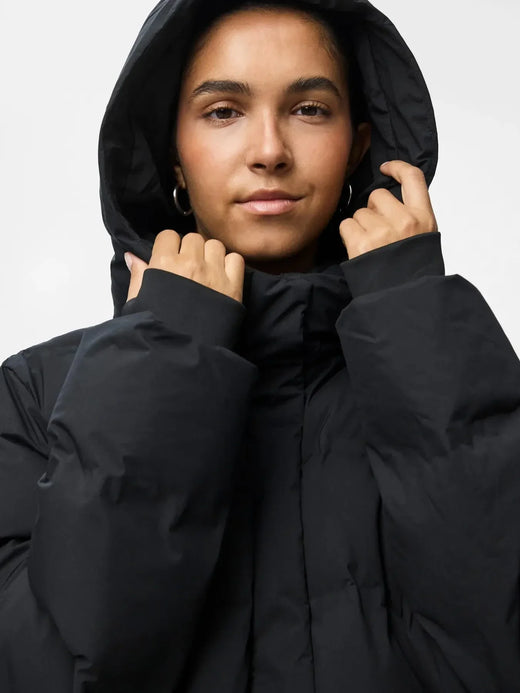 Pieces - Pcnorma Puffer Jacket - 4643991 Black Jakker 