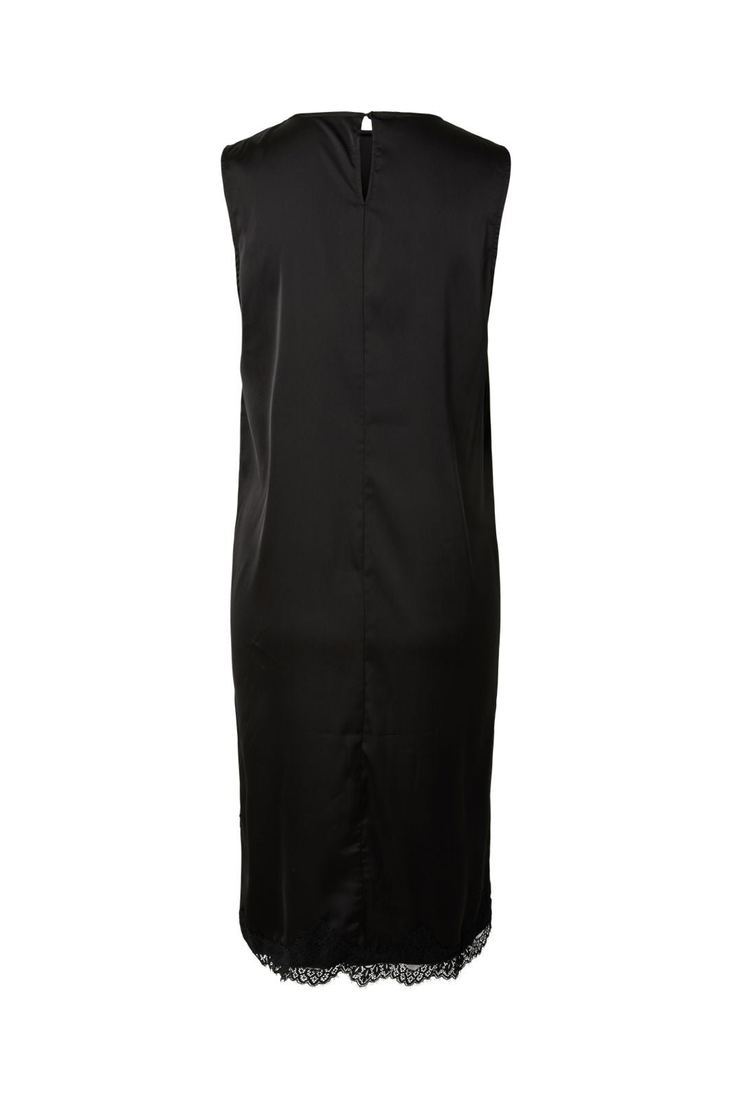 Pieces - Pcolli Sl Asymetric Lace Dress - 5236598 Black