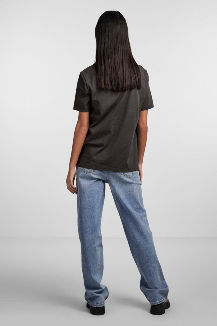 Pieces - Pcria Ss Solid Tee - 4280156 Black