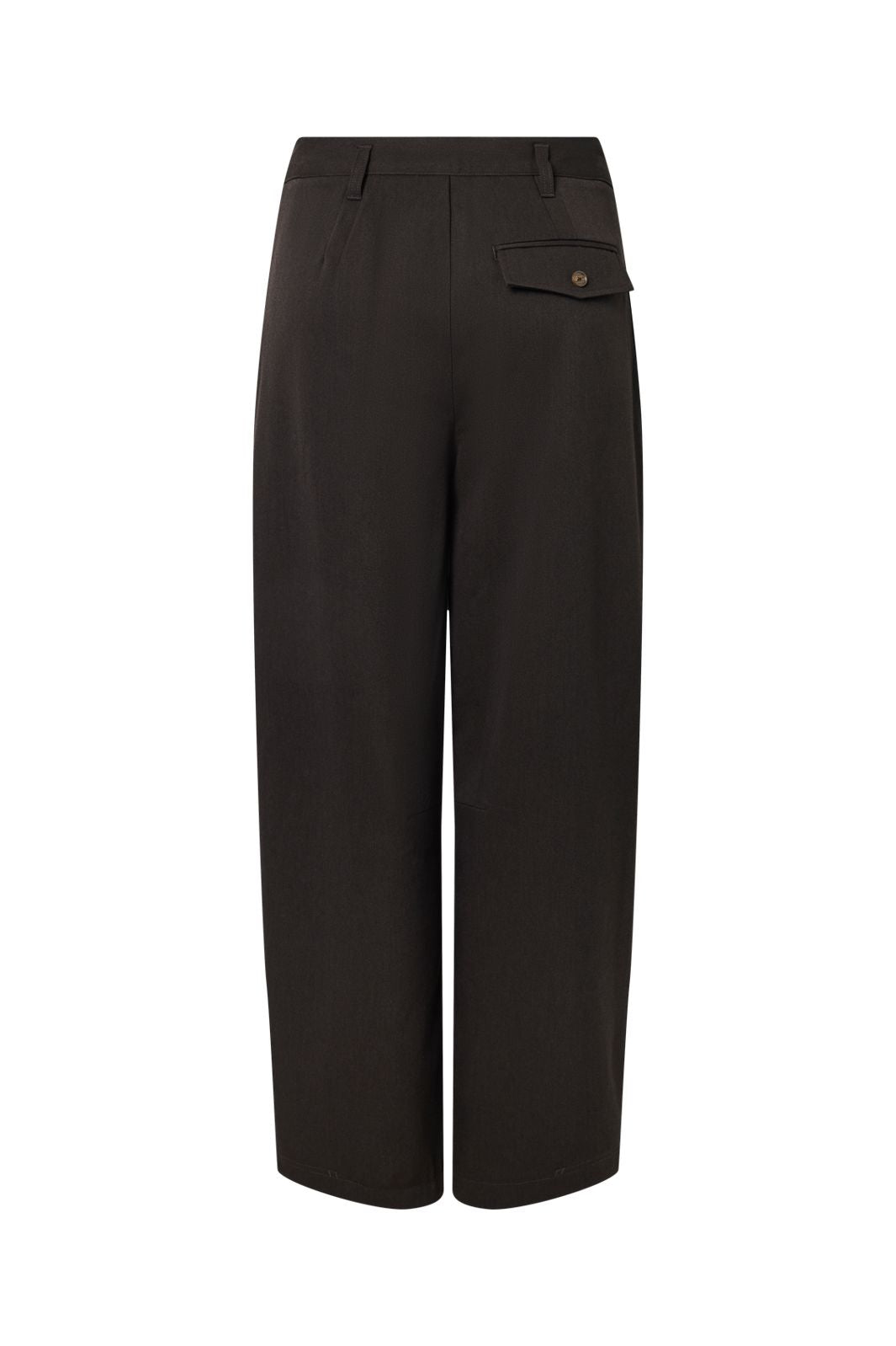 Pieces - Pcsofie Double Closing Pants - 5221895 Espresso