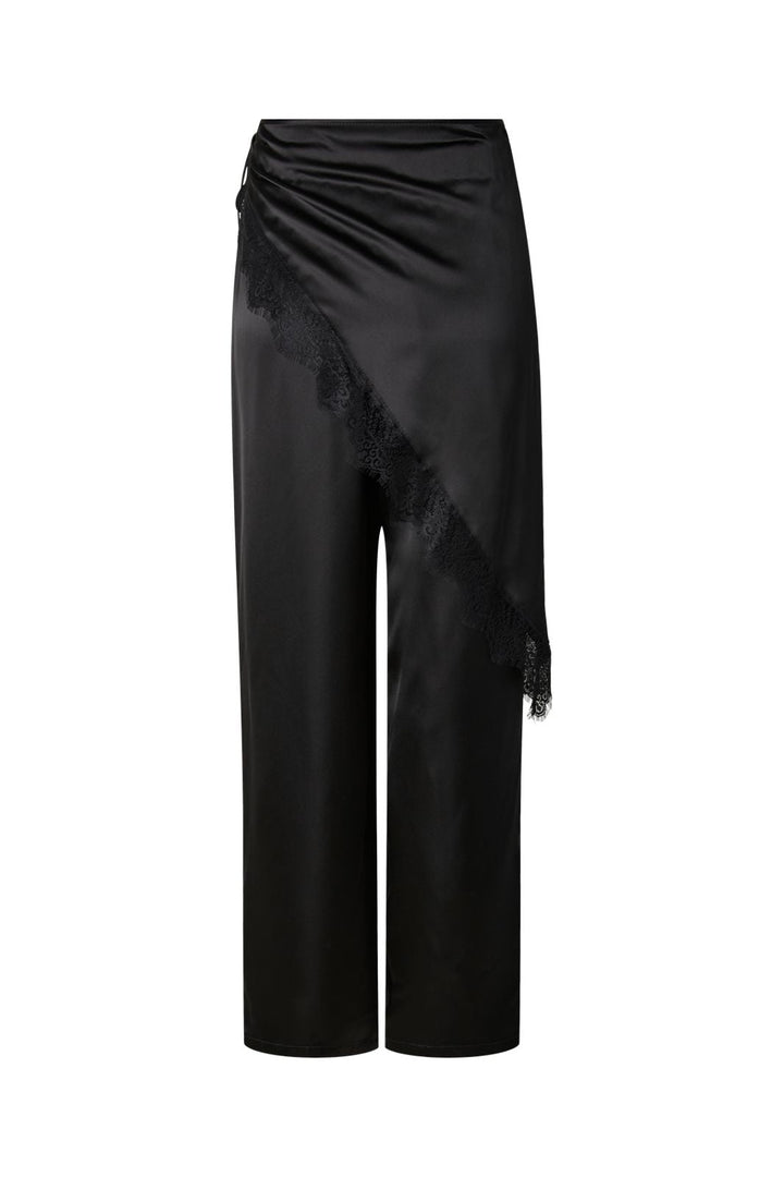 Pieces - Pcstina Skirt Detail Pant - 5228267 Black