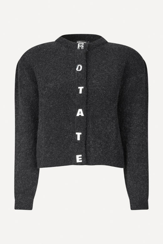 Rotate - Boucle Knit Cardigan 117205100 - 100 Black Cardigans 