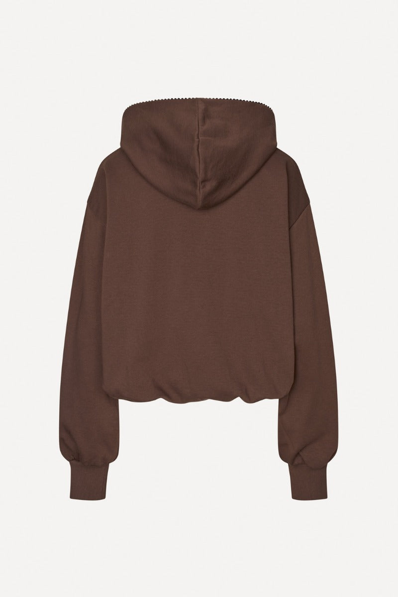 Rotate - Zip Sweat Hoodie 116896559 - 559 Chestnut