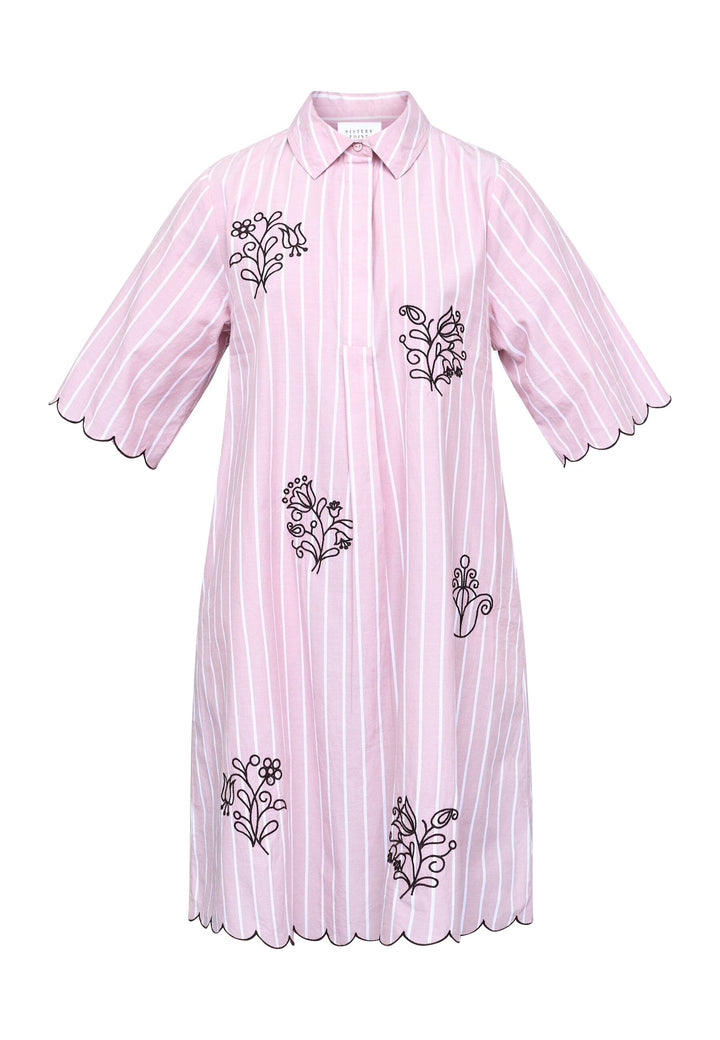 Sisters Point - Edina-Dr2 19983 - 831 - Mauve Stripes Kjoler 