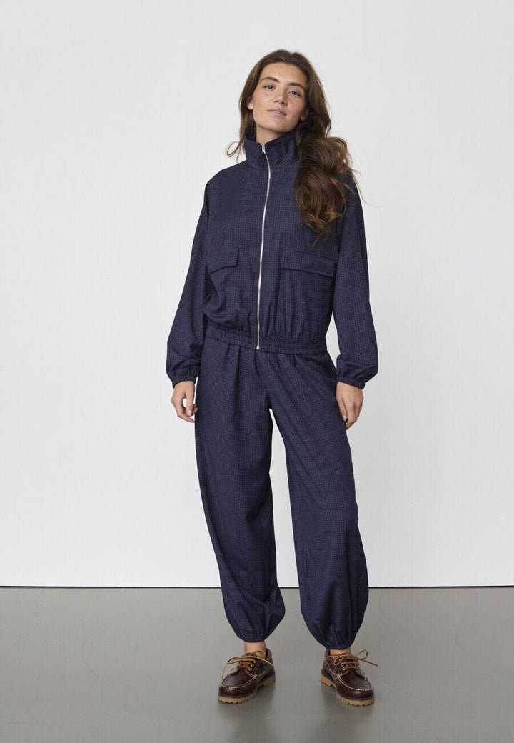 Sisters Point - Gela-Ja 20525 - 441 - Navy Check Jakker 
