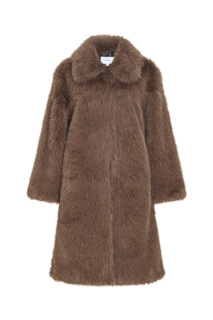 Vila - Vimelta L/S Long Coat/Bfs - 5022982 Falcon