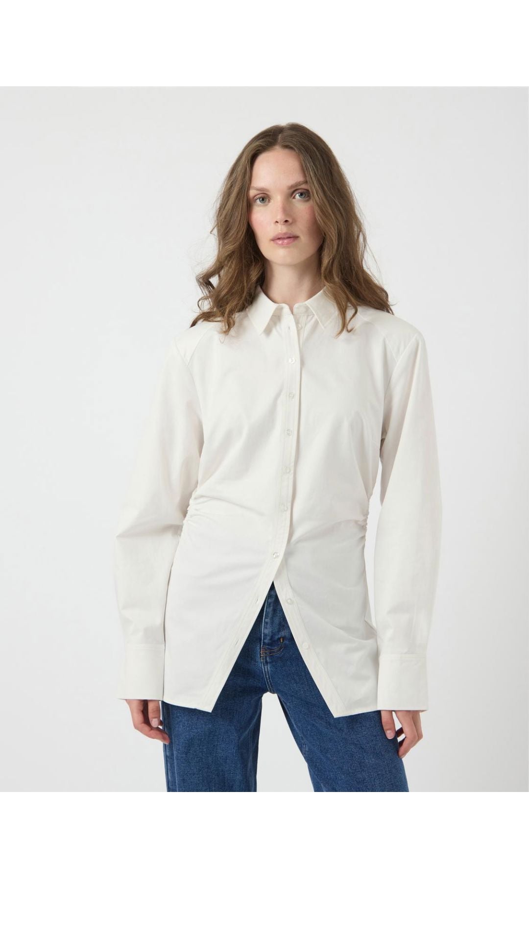 Y.A.S - Yasareka Ls Shirt - 4888857 Star White Skjorter 