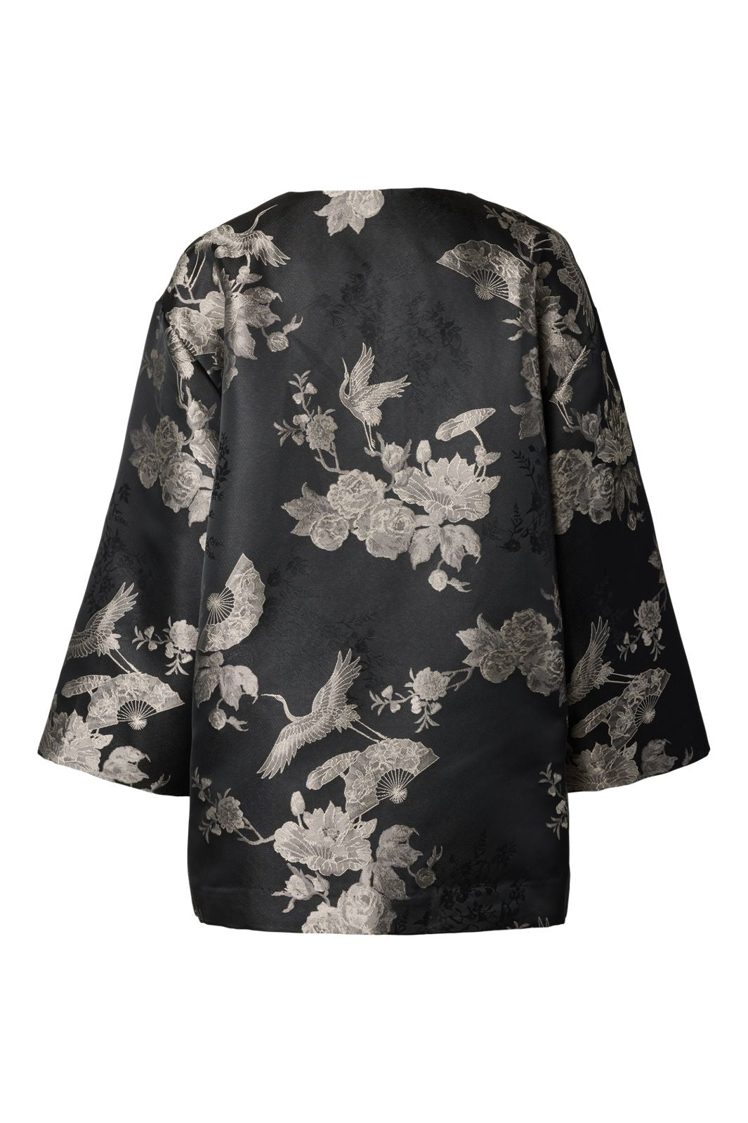 YAS - Yasjade 7/8 Kimono Jacket - 5227530 Black Jade Print