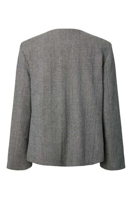 YAS - Yaspepino Ls Wool Mix Jacket - 5168714 Black White