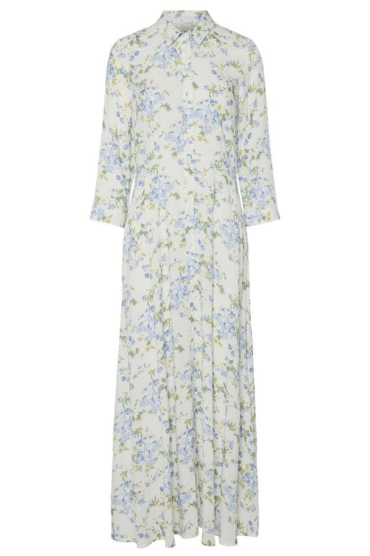 YAS - Yassavanna Long Shirt Dress - 4745084 Star White Sumelli Kjoler 